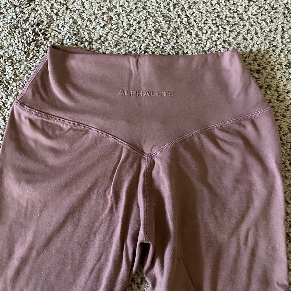Alphalete alphalux wonder leggings in dusty rose
